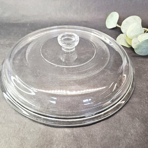 Glass Replacement Lid Mexico 18 Round 9 1/2in ID, 10 1/2in OD, Clear - Picture 1 of 7